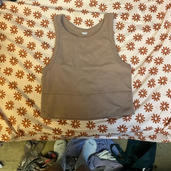 Stylish Brown Kids Tank Top - Picture 1 of 1